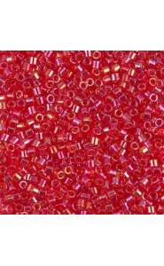 Miyuki delica beads 10/0 - Transparent light siam ab DBM-172